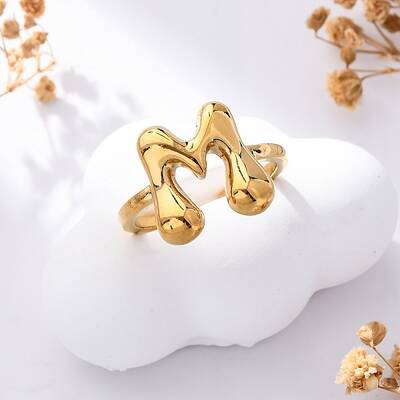 304 Stainless Steel Open Cuff Rings for Women
