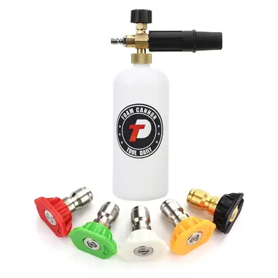 Tool Daily Foam Cannon Car Wash Tool with 1/4 Inch Quick Connector, Car Accessories for Car Cleaning, Summer 3000PSI Foam Sp...