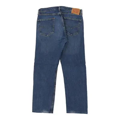 505 Levis Jeans - 32W 27L Blue Cotton