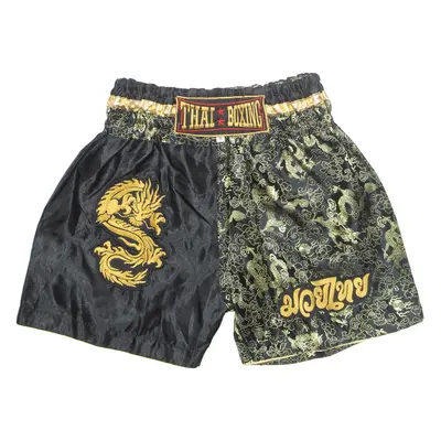 Thai Boxing Mens Sports Shorts Black S W24
