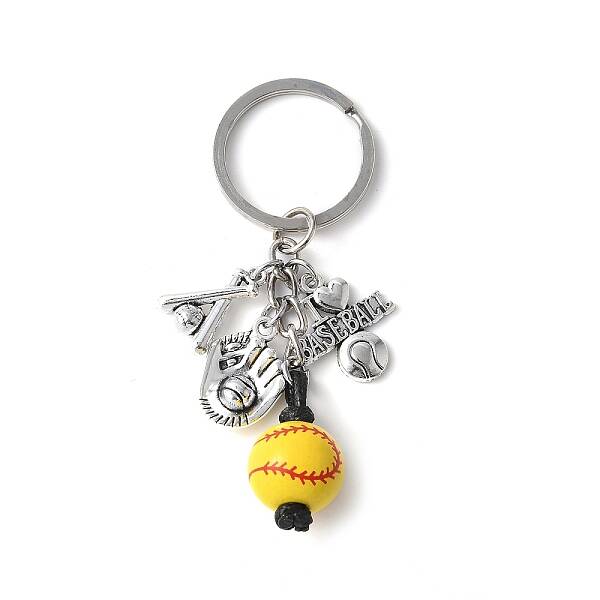 Alloy & Wood Keychain