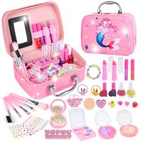 Kids Washable Makeup Girls Toys - Girls Makeup Kit for Kids Make Up Set Real Makeup for Kid Little Girls Toddlers Children Pr...