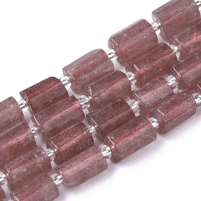 Natural Strawberry Quartz Beads Strands