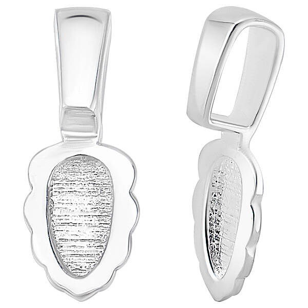 2Pcs 925 Sterling Silver Pinch Bails