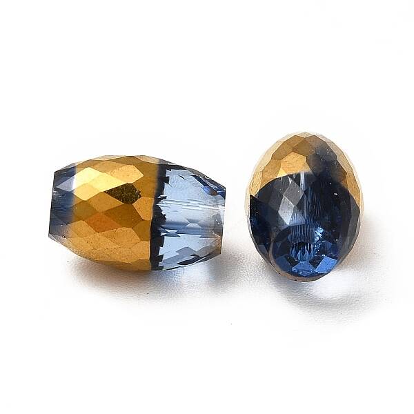 Opaque Electroplate Glass Beads