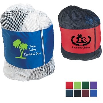 25 Customized Mesh Laundry Bag - Polyester