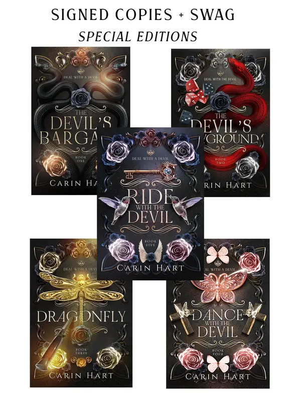 Carin Hart signed books: 5-book bundle (Complete Mafia Romance Series — Special Editions)