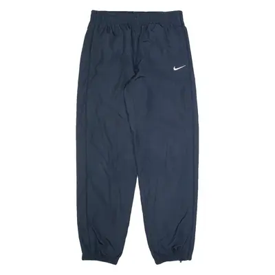 NIKE Mens Track Pants Blue Tapered M W30 L32