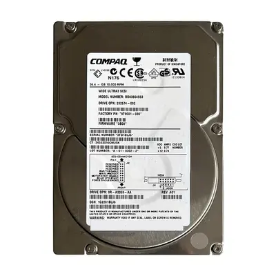 3R-A3059-AA Compaq 36.4GB Ultra-160 SCSI 10000 3.5-inch Hard Drive