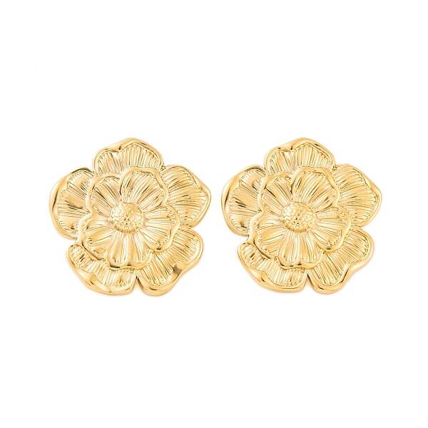 Ion Plating(IP) 304 Stainless Steel Stud Earrings for Women