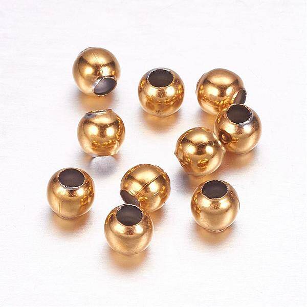 Ion Plating(IP) 304 Stainless Steel Beads