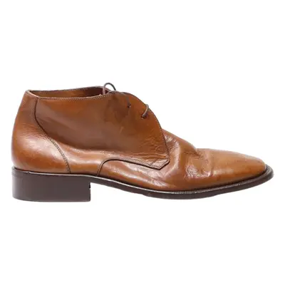 BORRI ORO Ankle Boots Brown Leather Mens UK 11