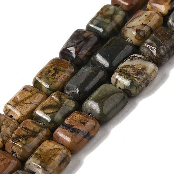 Natural Picasso Jasper Beads Strands