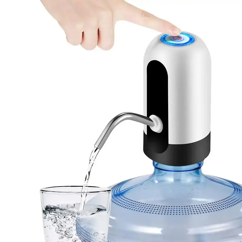 Portable Water Jug Pump, 1 Count Long Standby Electric Water Bottle Pump, USB Charging Automatic Drinking Water Pump for Home...