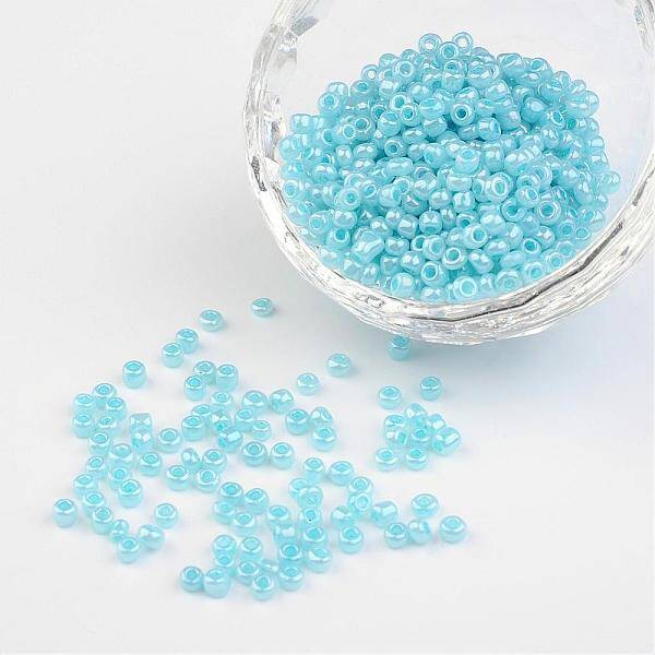 8/0 Ceylon Round Glass Seed Beads
