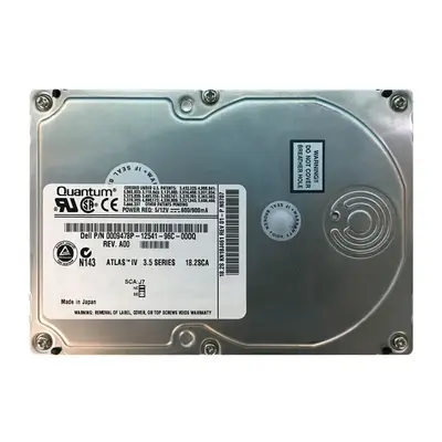 KN18J461 Quantum 18GB 7200RPM Ultra 160 SCSI 3.5-Inch 2MB Cache Atlas Hard Drive