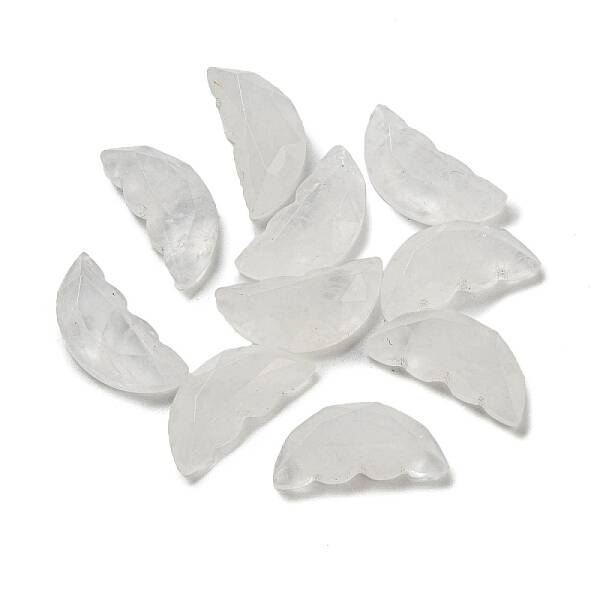 Natural Quartz Crystal Butterfly Wing Cabochons