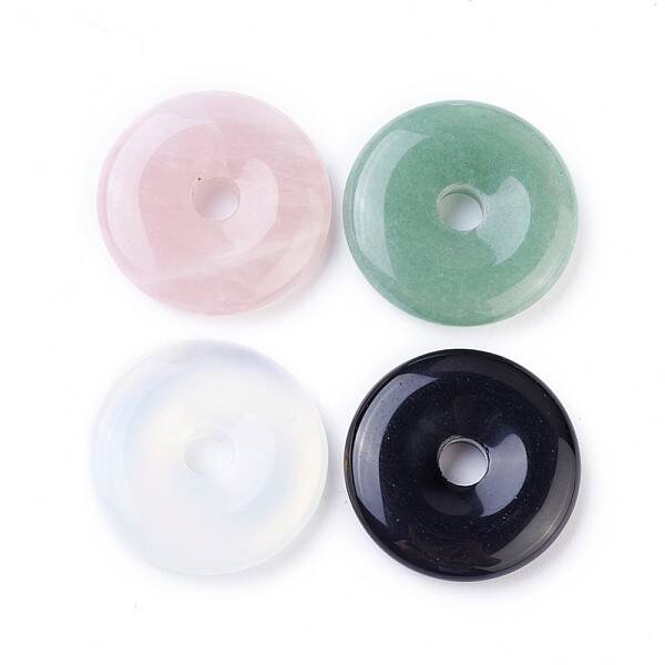 Natural & Synthetic Mixed Stone Pendants