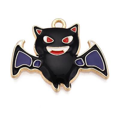 Halloween Theme Rack Plating Alloy Enamel Pendants