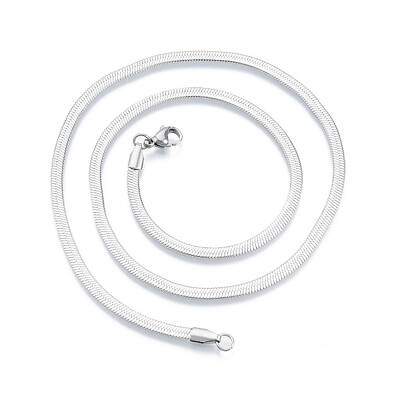Non-Tarnish 304 Stainless Steel Herringbone Chains Necklace for Men
