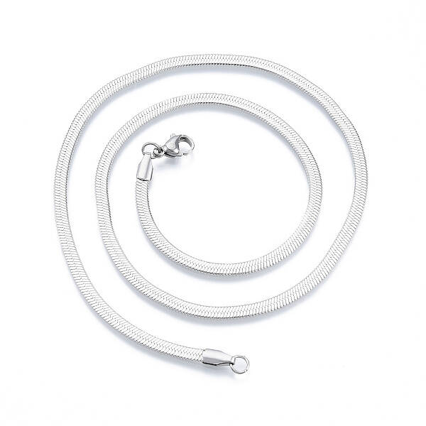 Non-Tarnish 304 Stainless Steel Herringbone Chains Necklace for Men