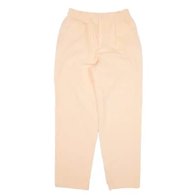 LIZ SPORT Corduroy Trousers Pink Loose Tapered Womens W26 L28
