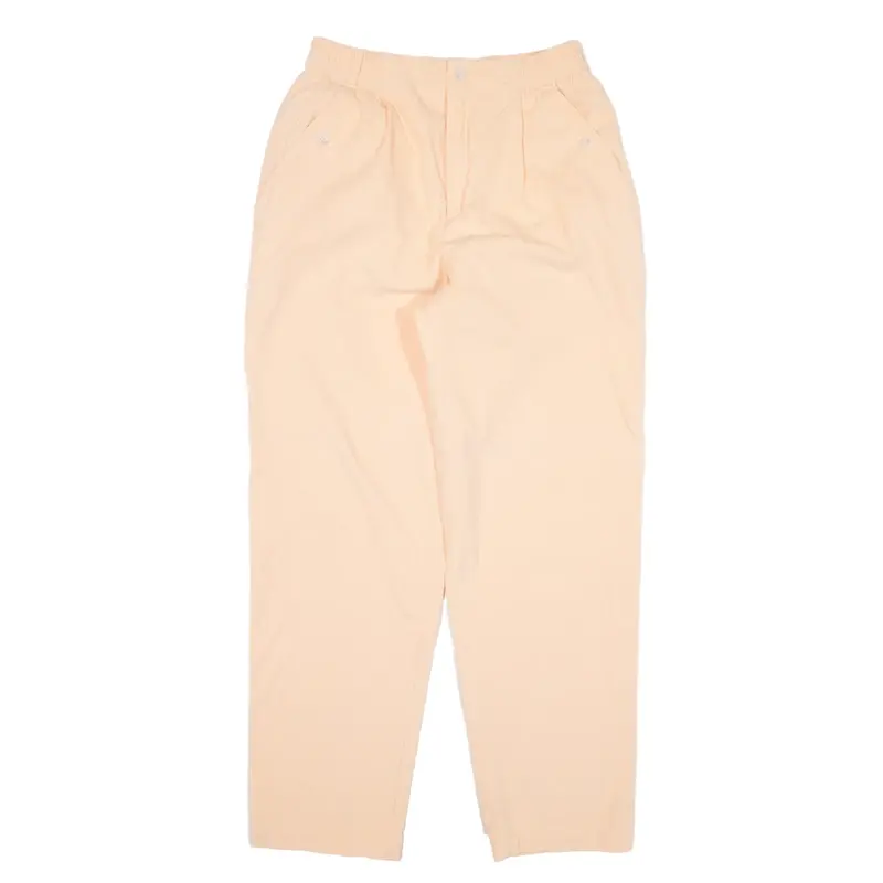 LIZ SPORT Corduroy Trousers Pink Loose Tapered Womens W26 L28