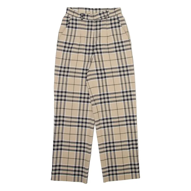 ALBERTO FABIANI Womens Trousers Beige Regular Straight Wool W24 L27