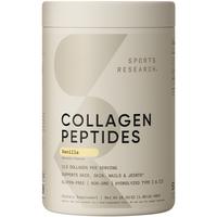 Sports Research Collagen Peptides - Hydrolyzed Type 1 & 3 Collagen Powder Supplement Easy Mixing, Collagen for Women & Men - ...