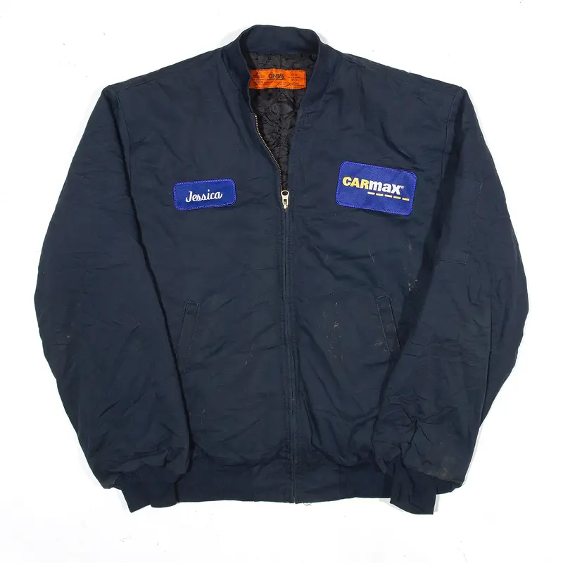 CINTAS Workwear Bomber Jacket Blue Mens M