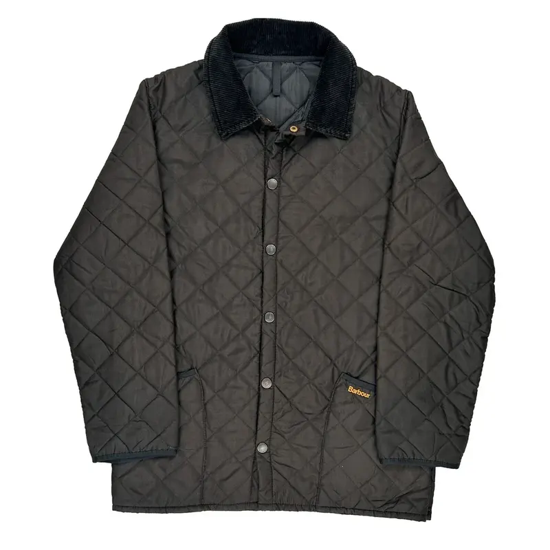 Barbour Jacket - Small Grey Polyester