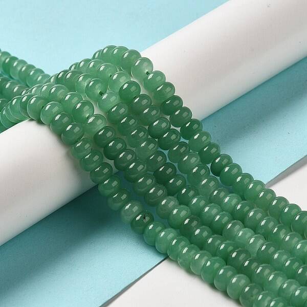 Natural White Jade Beads Strands