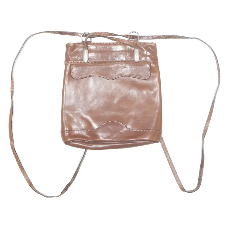 Womens Backpack Bag Brown Leather