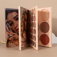48 Color Eyeshadow Palette & 6 Color Blush Palette Set, 1 Set Long Lasting Shimmering Makeup Palette, Professional Makeup Set...