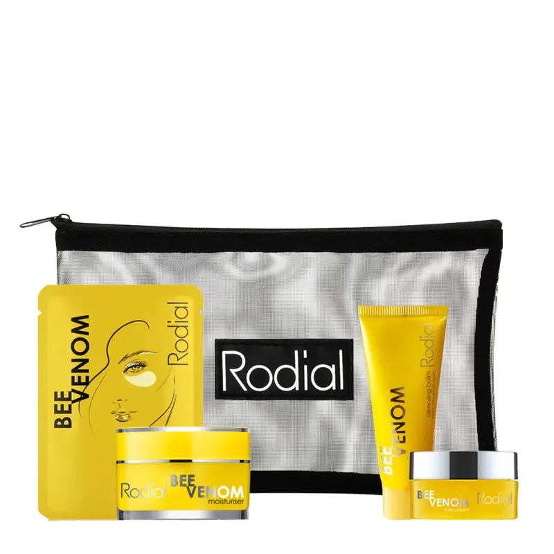 Little Luxuries Kit Set Rodial: Bee Venom Moisturizing Cream Face 15ml + Cleansing Balm Face 20ml + Eye Cream 5ml + Firming E...