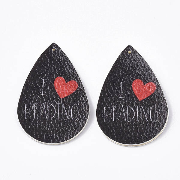 PU Leather Big Pendants