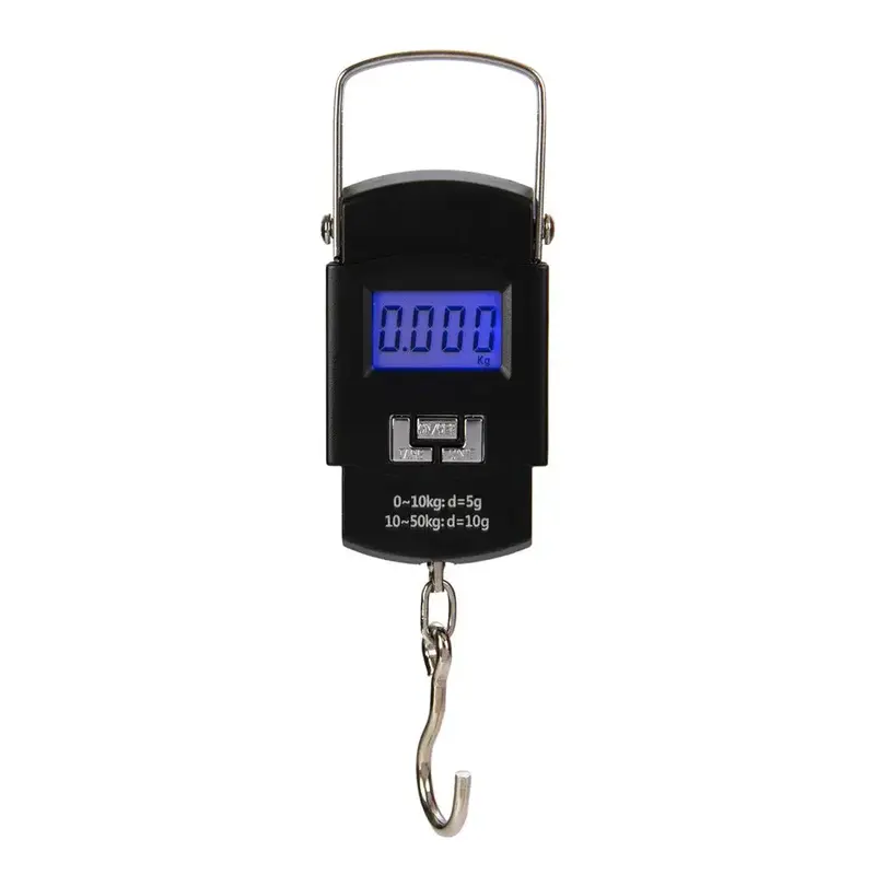 Digital Luggage Scale, 50kg/110lb Electronic Baggage Hanging Scale, Portable Handheld Suitcase Weighing Scale for Travel Tool