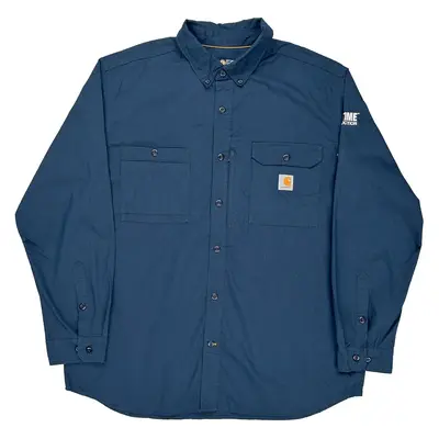 Life Construction Carhartt Shirt - XL Blue Cotton
