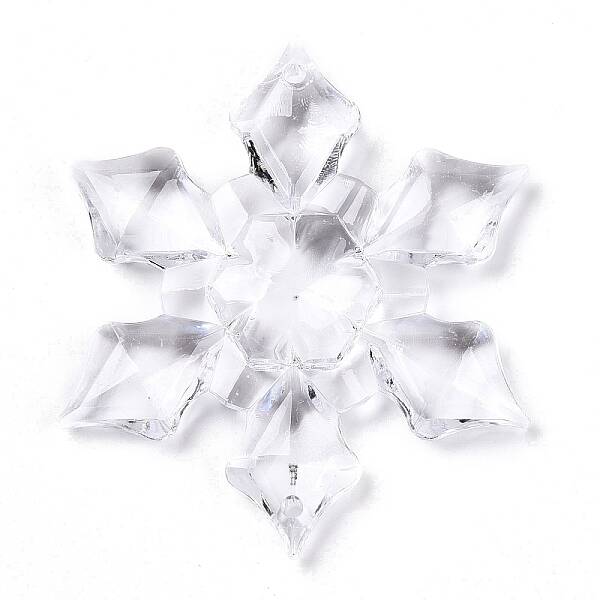 Transparent Acrylic Connector Charms