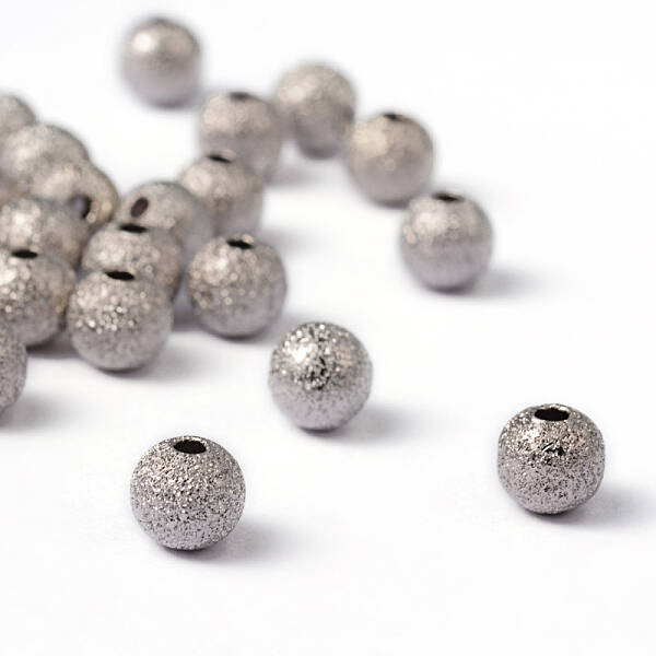 Brass Textured Beads