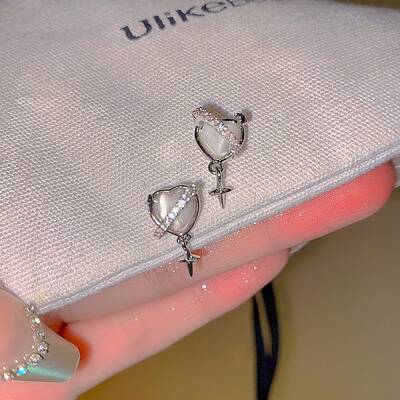 Alloy Rhinestone Studs Earring