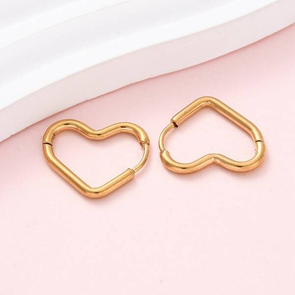 201 Stainless Steel Hoop Earrings