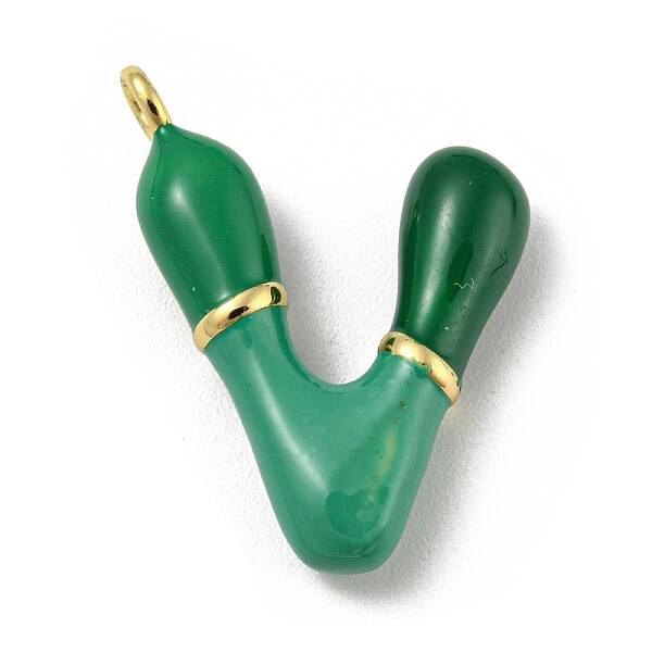 Brass Enamel Pendants