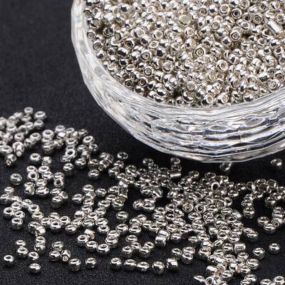 12/0 Electroplate Glass Seed Beads