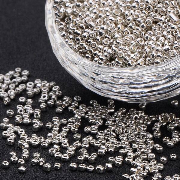 12/0 Electroplate Glass Seed Beads