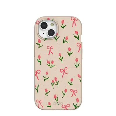 Seashell Tulip Bliss iPhone 15 Case