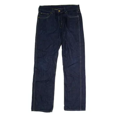 CARHARTT Mens Jeans Blue Regular Straight W32 L32