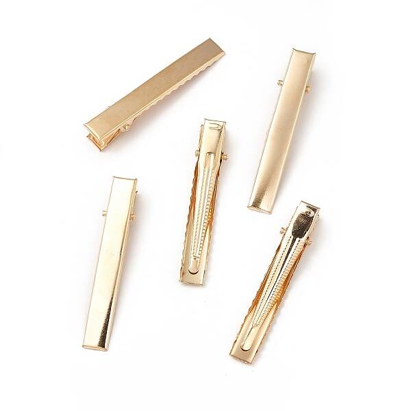Iron Alligator Hair Clips Findings