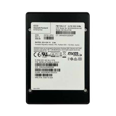 P09770-004 HP 6.4TB PCI Express Mixed Use DS NVMe 2.5-inch Solid State Drive for Proliant Gen9 and Gen10