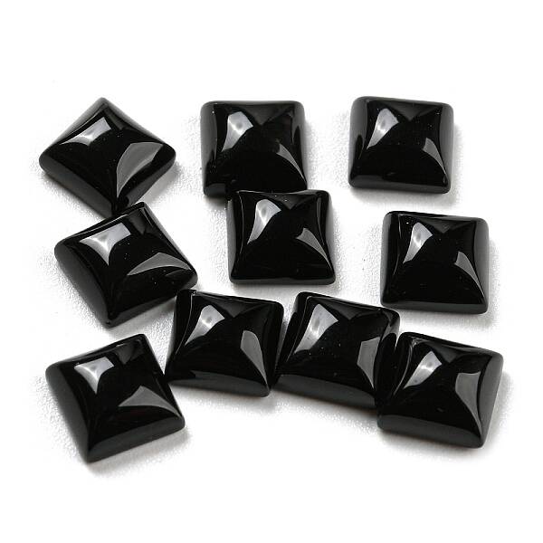 Natural Black Onyx Cabochons